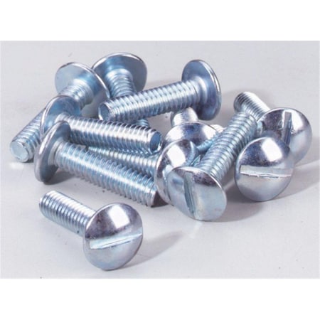 Hillman 1/4"-20 x 1 in Slotted Truss Machine Screw, Zinc Plated Steel 56956